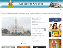 Tablet Screenshot of diocesedeanapolis.org.br